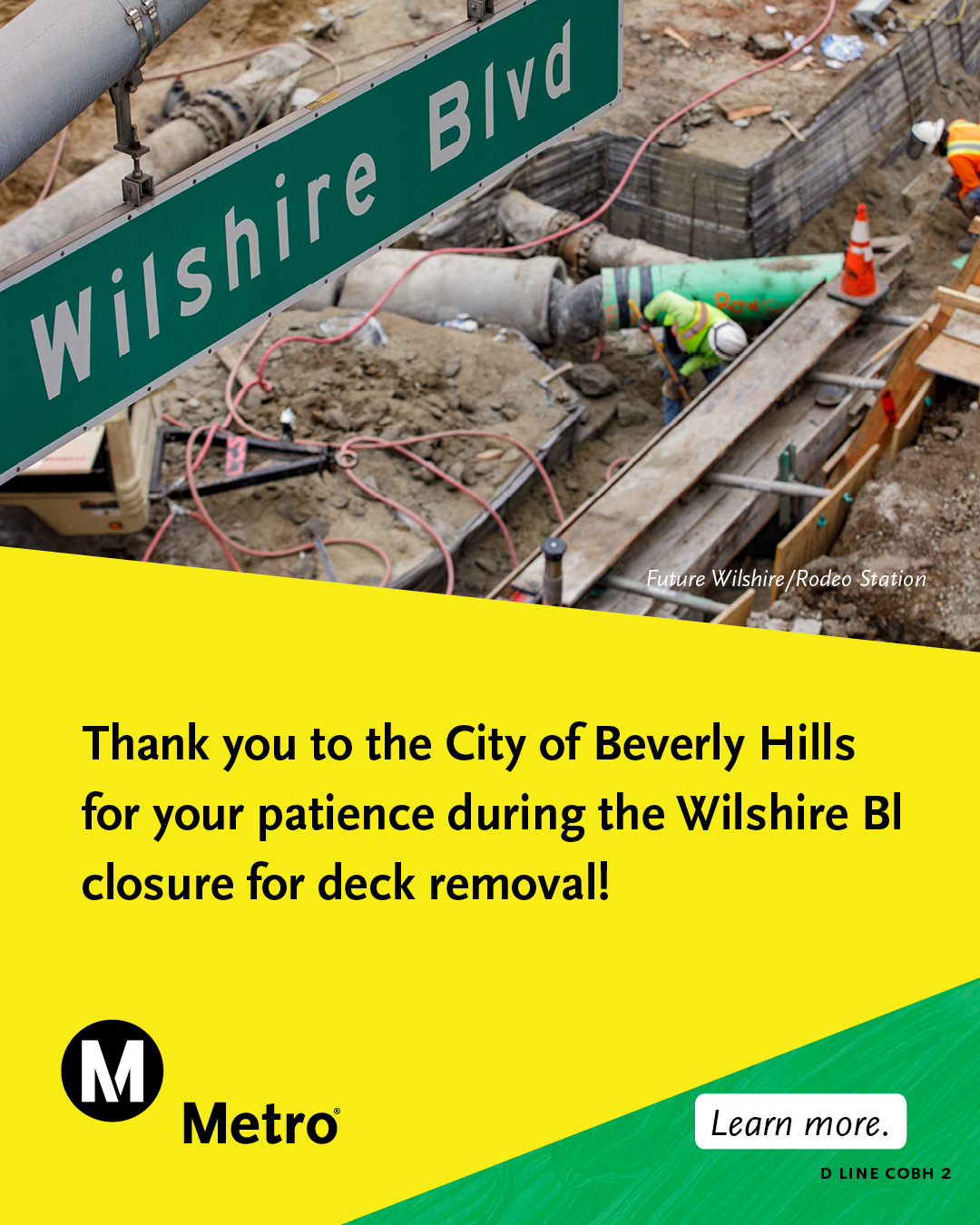 LA Metro Beverly Hills Construction Digital Ad 2025