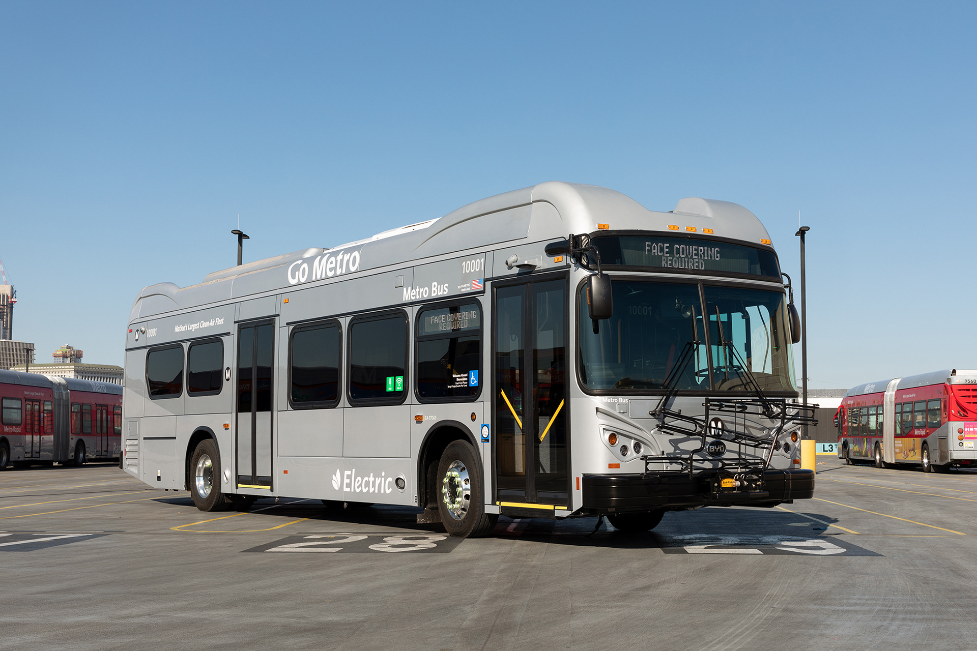 Metro Electric Bus Division 13 Los Angeles 2021