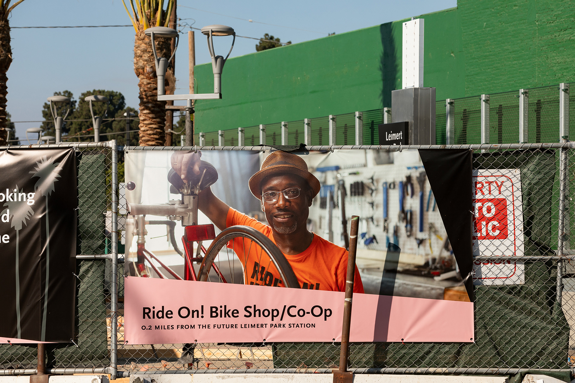 LA Metro K Line Construction Banner / *Design by Metro designer 2020