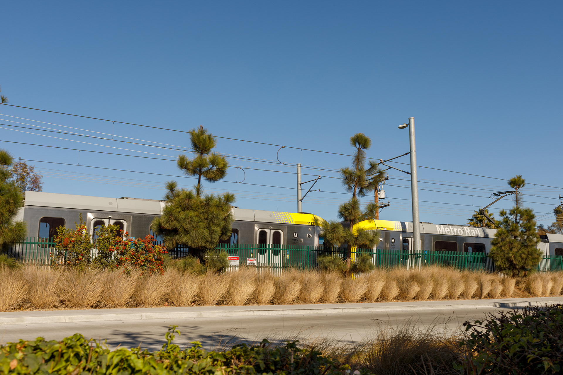 LA Metro Downtown Inglewood Station Landscaping 2024