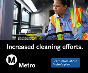 LA Metro Increased Cleaning Digital Ad 2022 / *Design by Metro designer