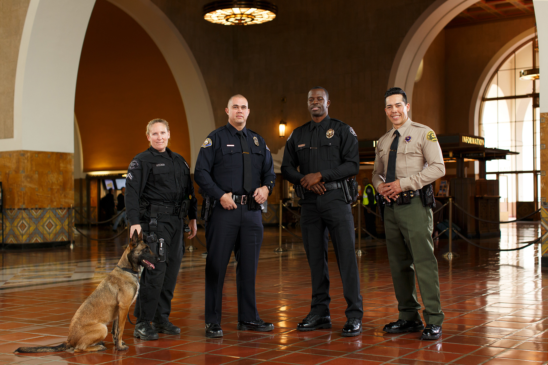LA Metro 4-Agency Security & Law Enforcement Union Station, Los Angeles 2019