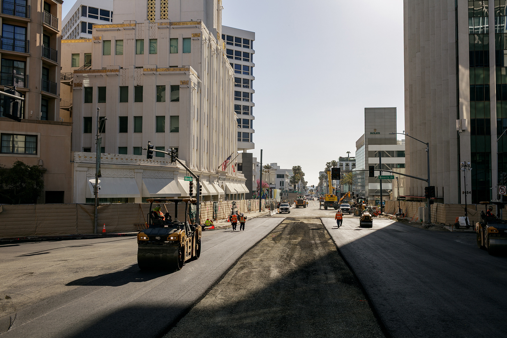 LA Metro D Line Construction, Beverly Hills 2025