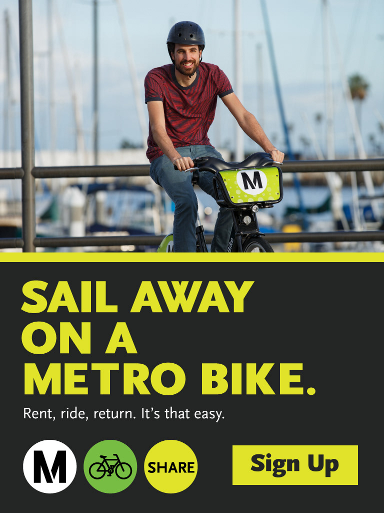 LA Metro Bike Share San Pedro Digital Ads 2017 / *Design by Metro designer