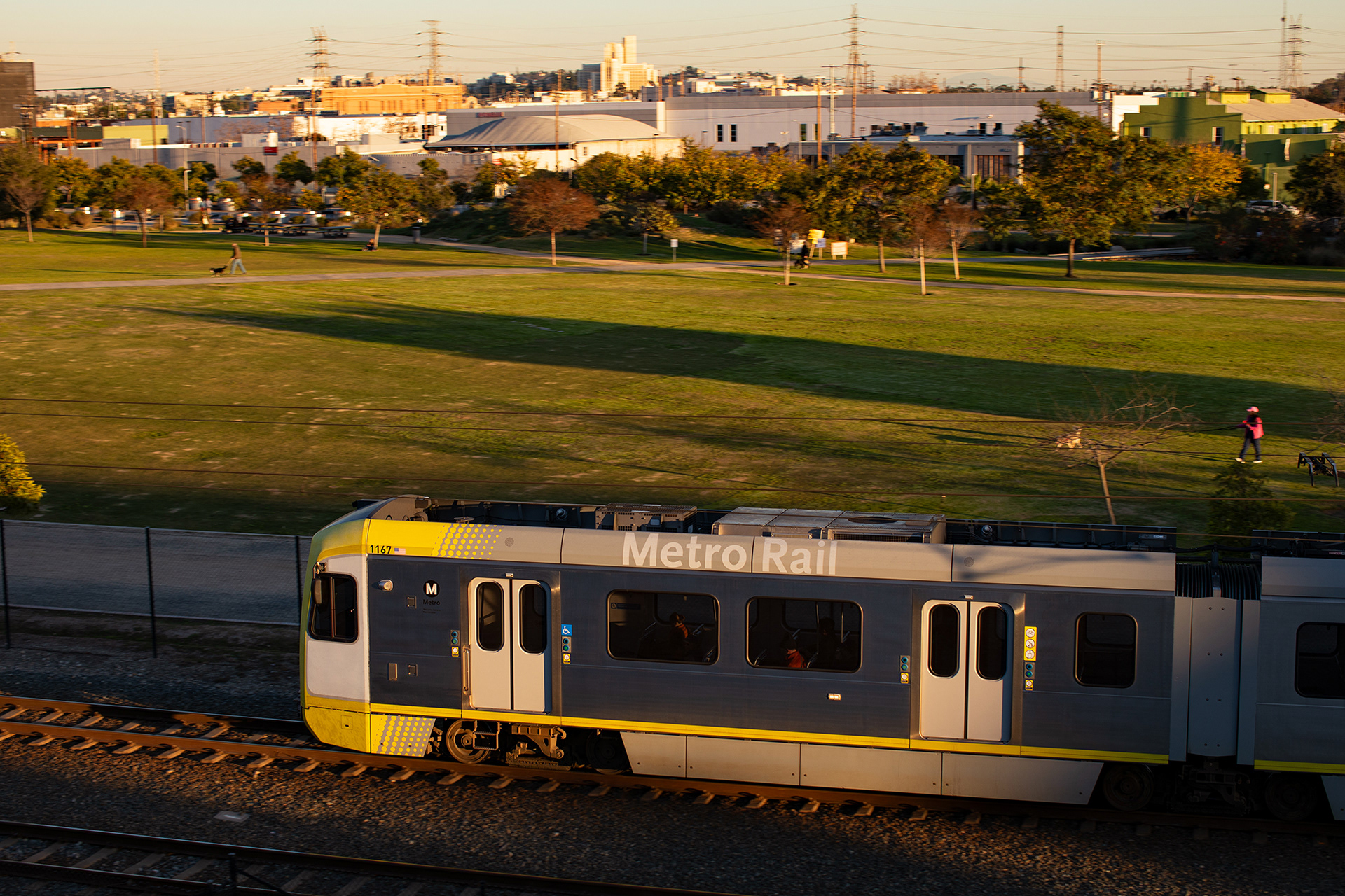 LA Metro A Line Rail, Chinatown Station 2024
