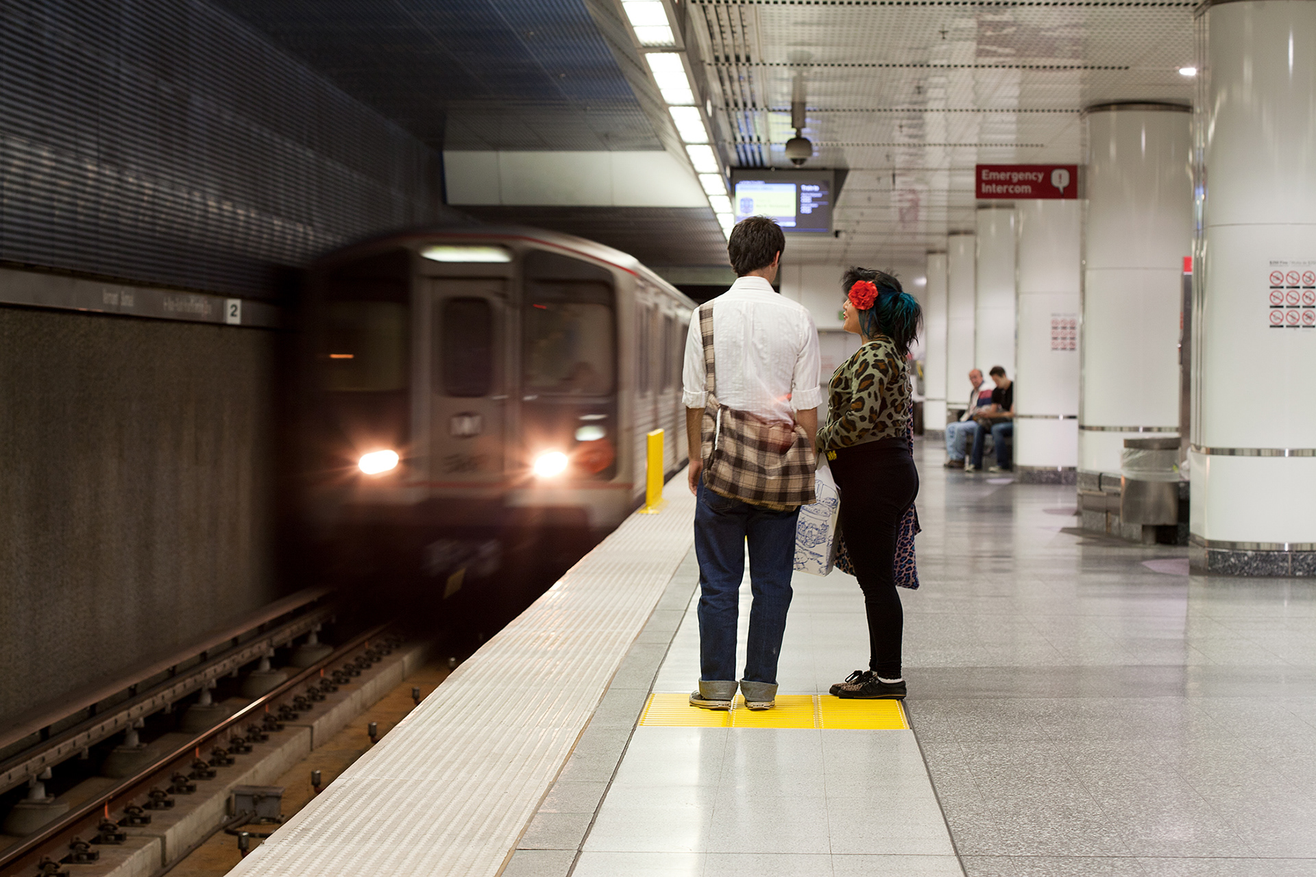 LA Metro Red Line Rail, Vermont/Sunset Station 2011