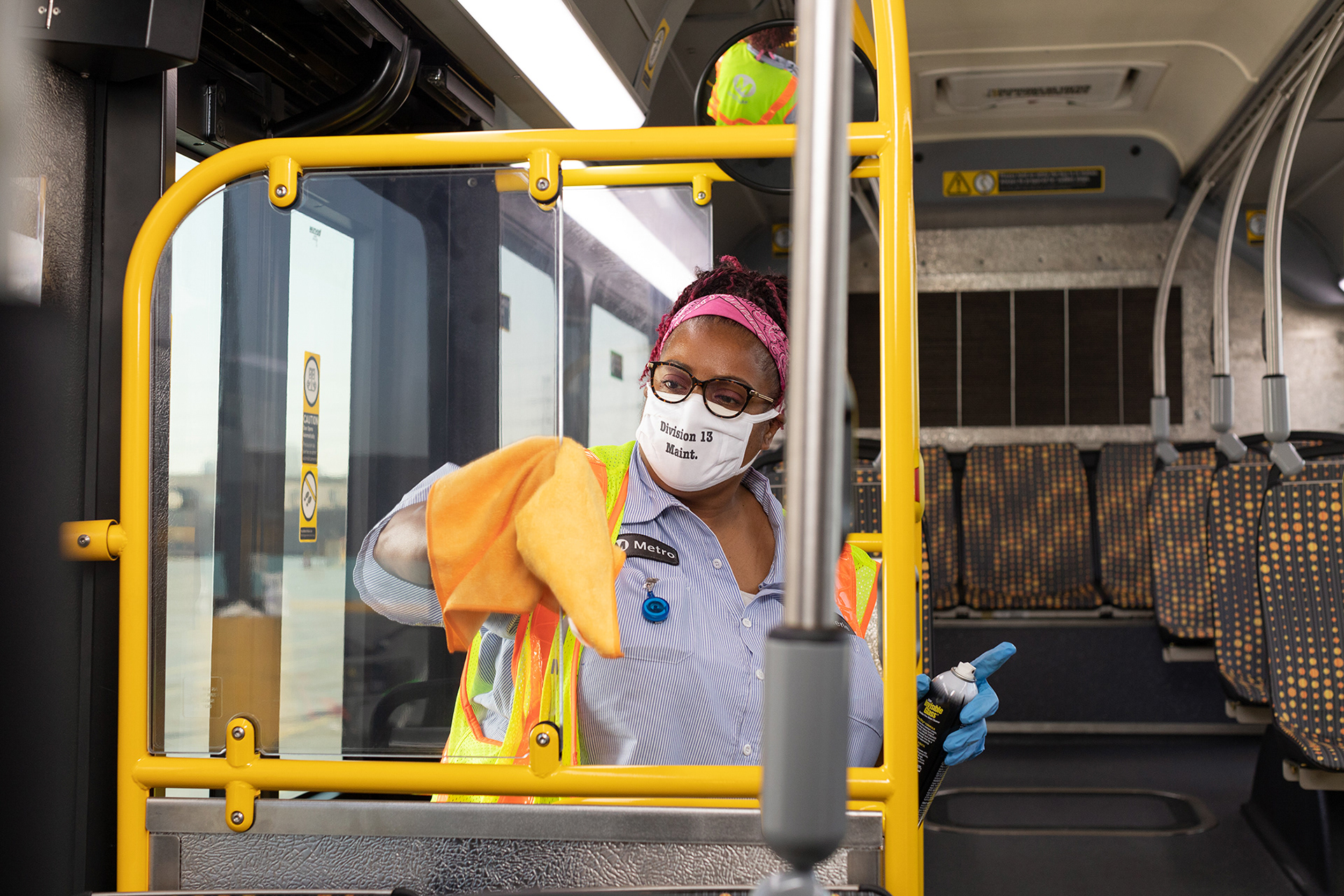LA Metro Bus Cleaning 2020