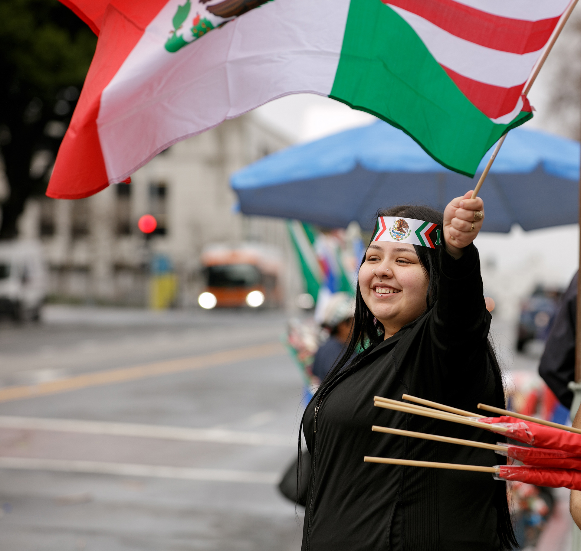 Protest at LA City Hall 2025