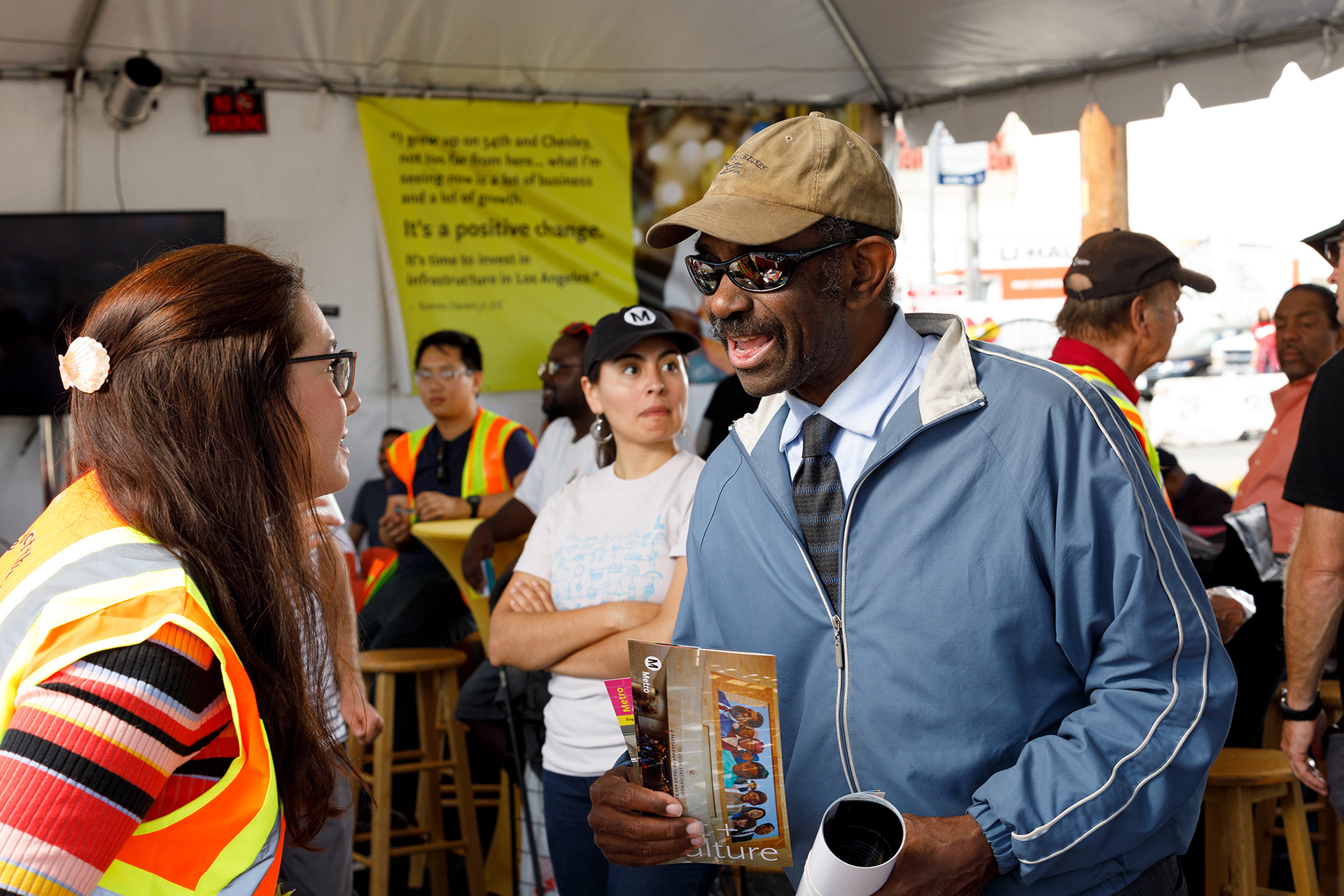 LA Metro Booth at Taste of Soul Event - 2019