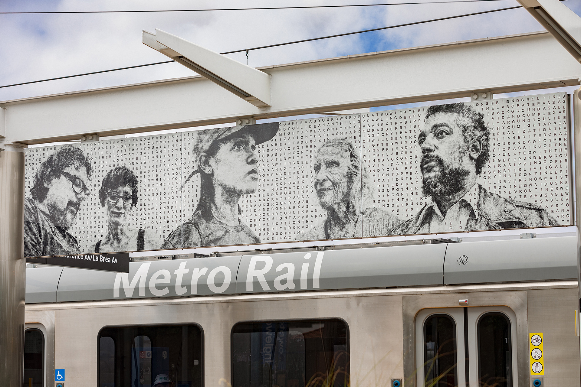 "Sonder" by Kenturah Davis - Downtown Inglewood Station 2022