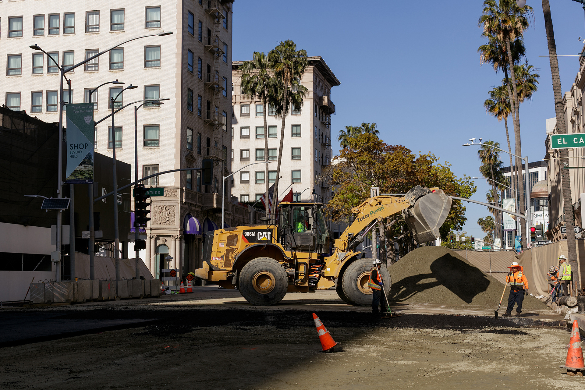LA Metro D Line Construction, Beverly Hills 2025