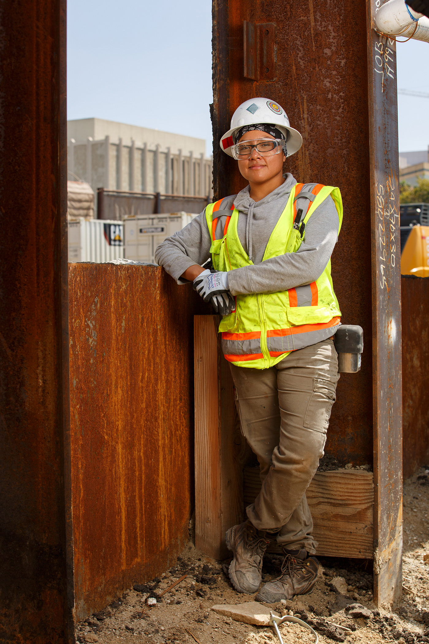 LA Metro D Line Construction Worker 2019