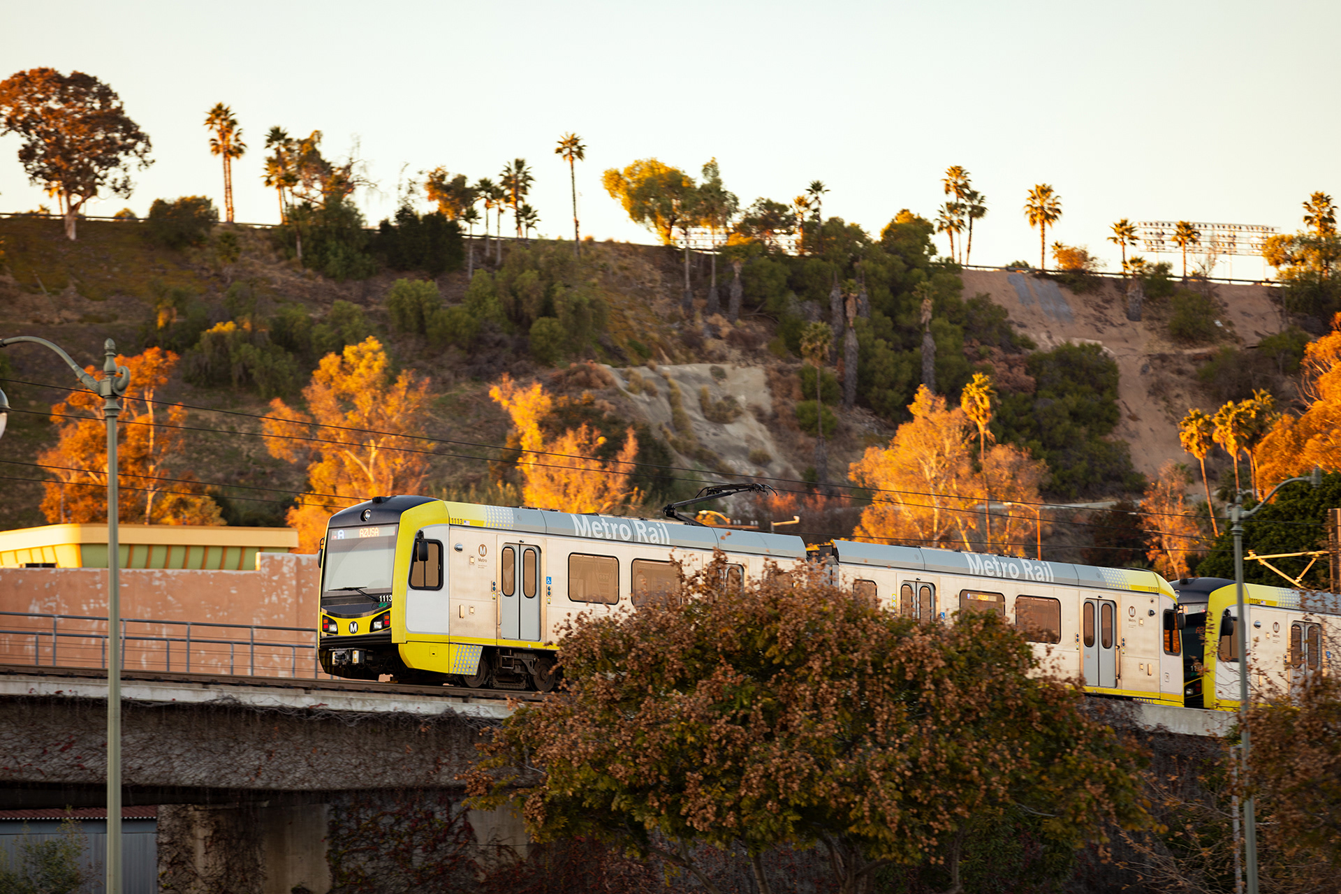 LA Metro A Line Rail, Chinatown Station 2024