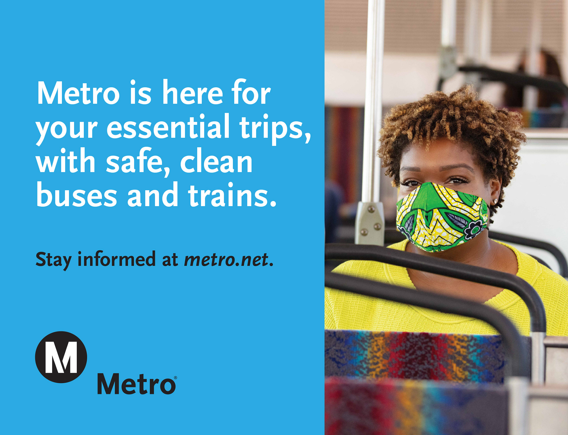 LA Metro 2-Sheet Ad / *Design by Metro designer 2020