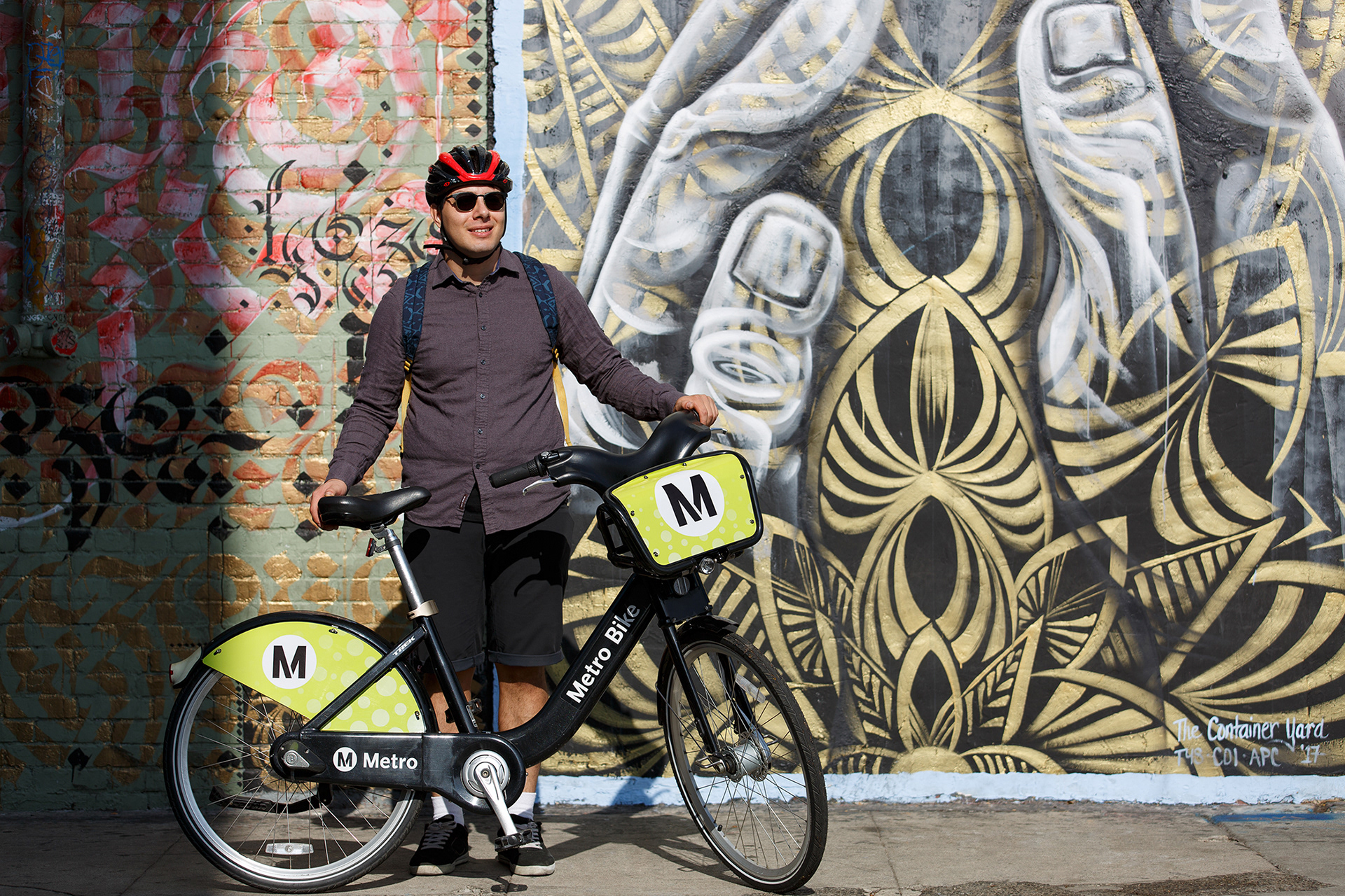 Metro Bike Share Arts District, Los Angeles 2018