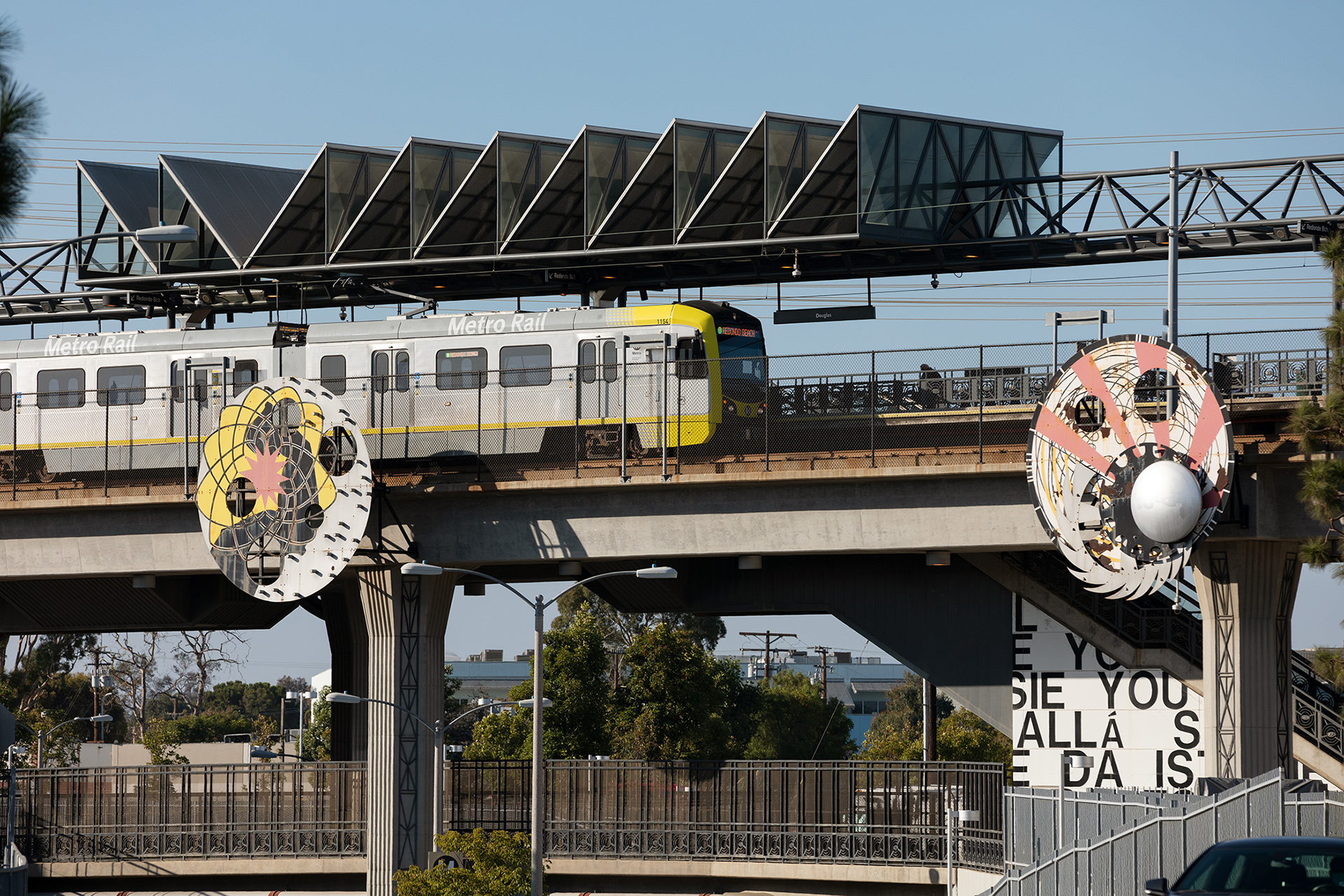 LA Metro C Line Rail, Douglas Station 2020