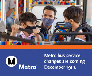 LA Metro Bus Service Changes Digital Ad 2021 / *Design by Metro designer