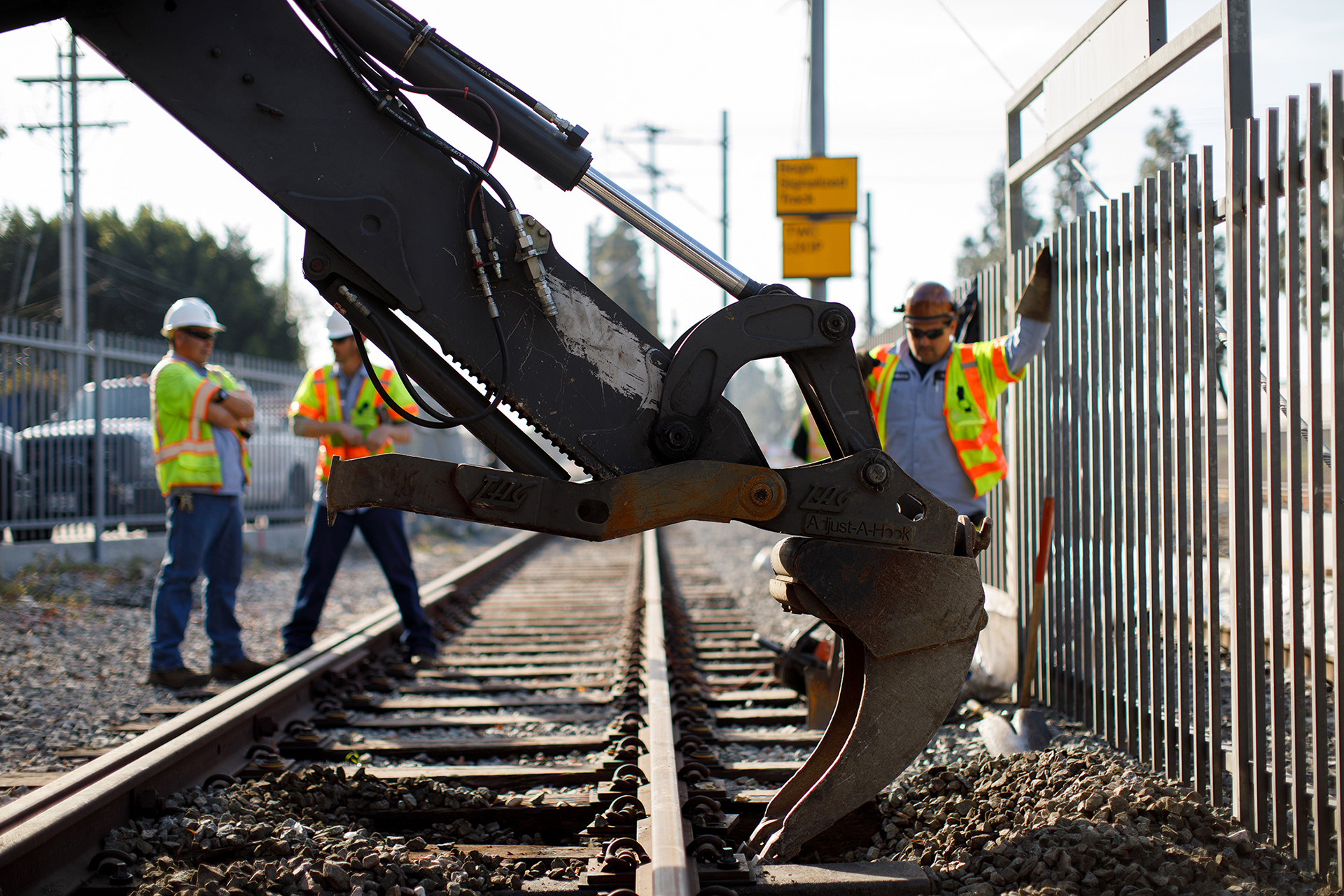 LA Metro Construction at Willowbrook/Rosa Parks Station 2019