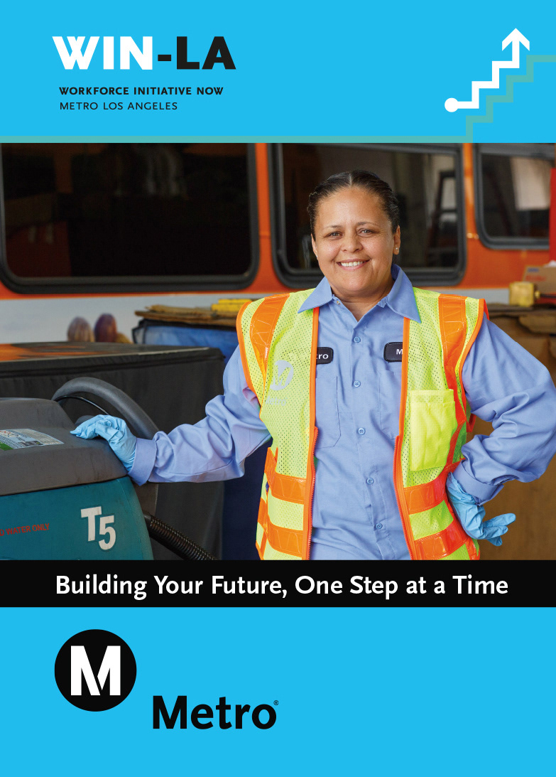 LA Metro Workforce Initiative Now "Baseball Cards" 2018 / *Design by Metro designer