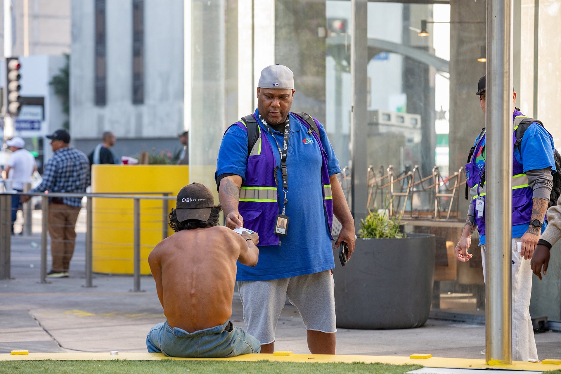 LA Metro Homeless Outreach, Wilshire/Vermont Station 2023