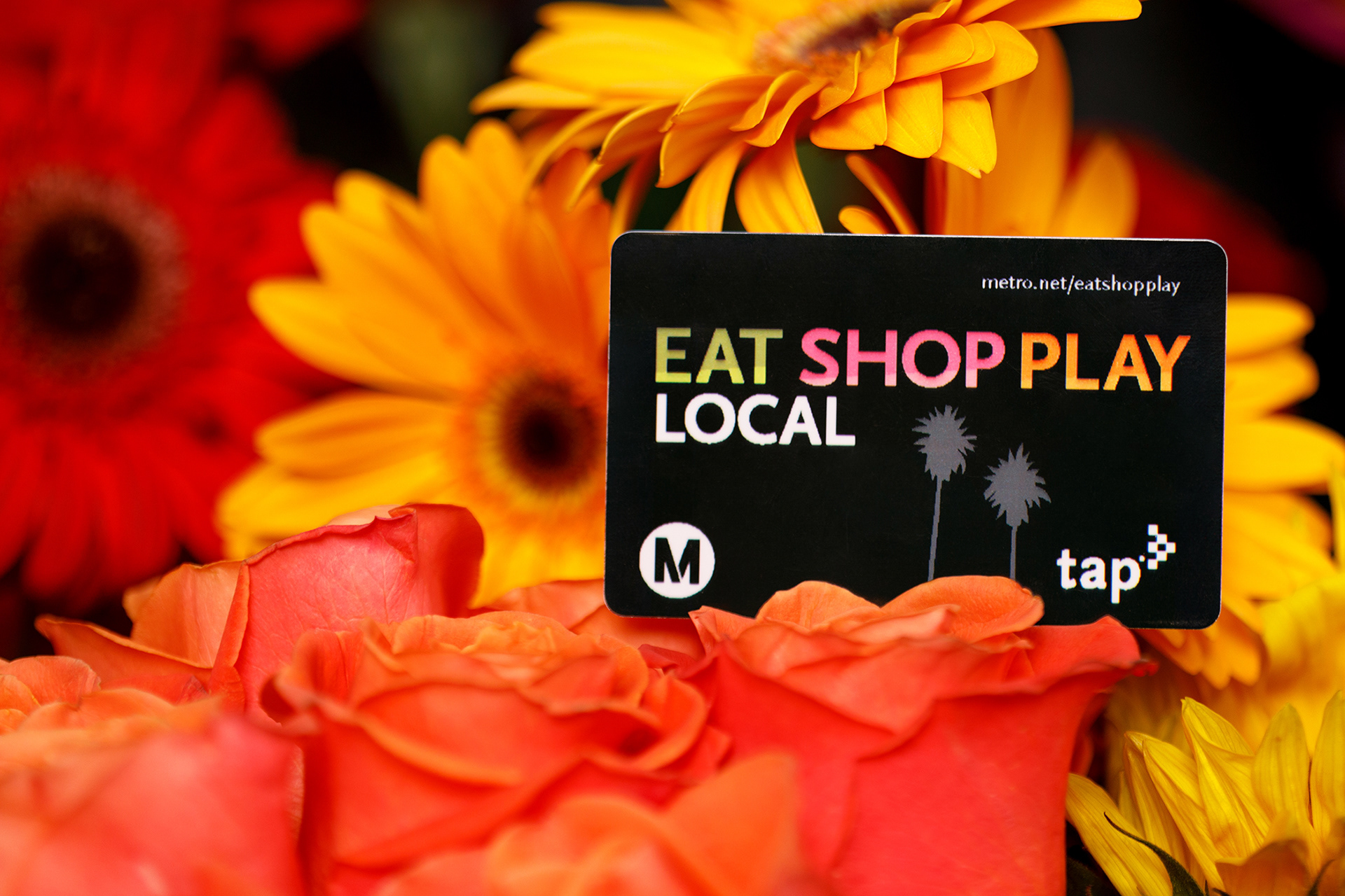LA Metro Eat Shop Play Downtown Flowers, Los Angeles 2019