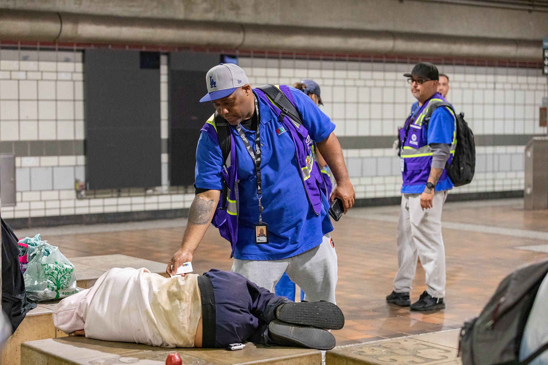 LA Metro Homeless Outreach, 7th St/Metro Center Station 2023