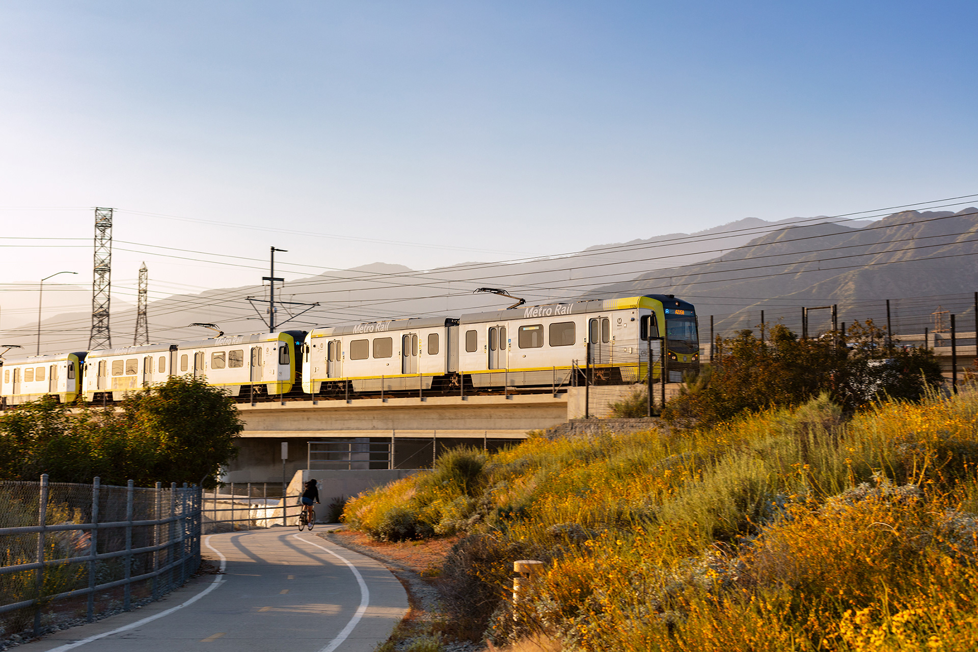 LA Metro A Line Rail, Duarte 2024