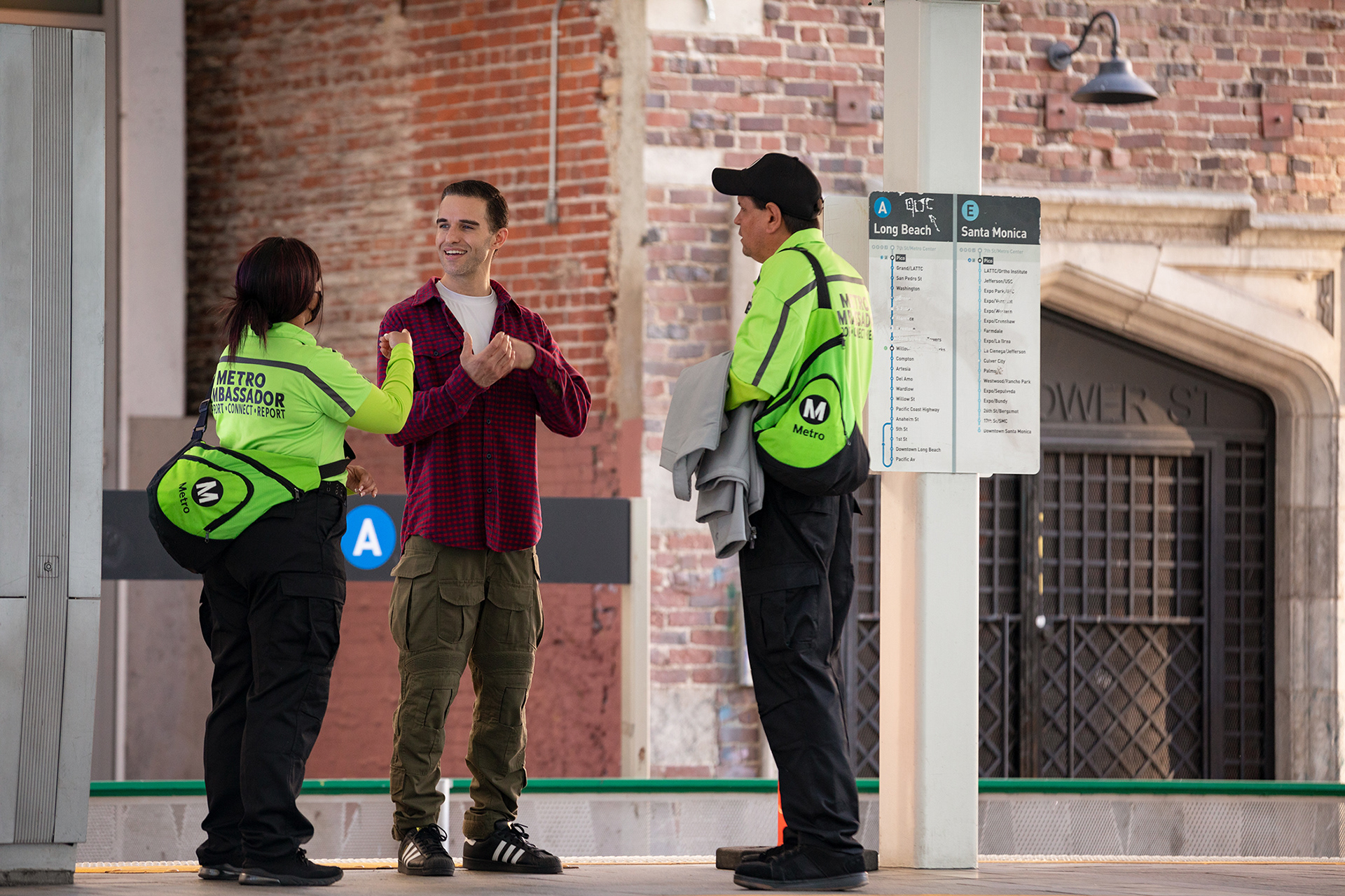 LA Metro Ambassador, Pico Station 2023