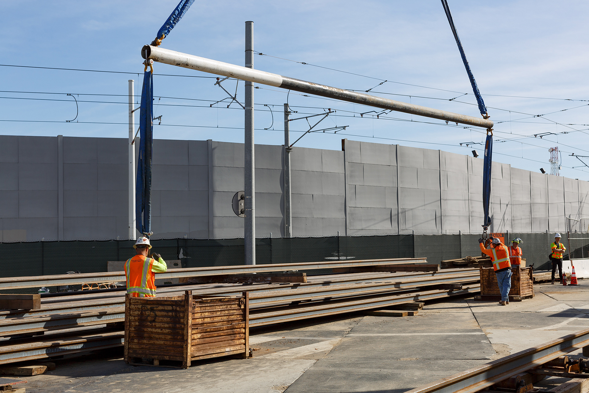 LA Metro Construction at Little Tokyo/Arts District Station 2020