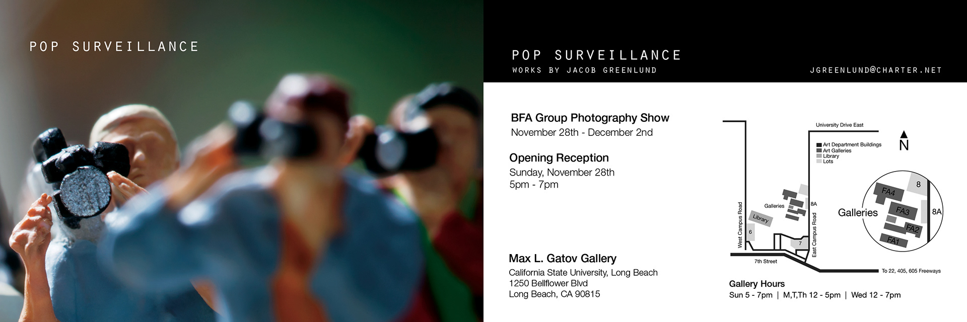 "Pop Surveillance" Show Card 2010