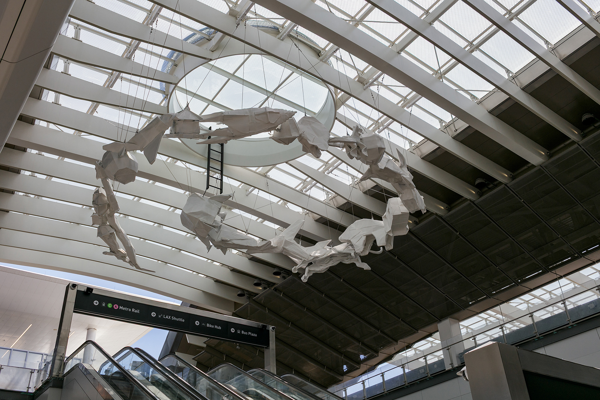 "The Distance of the Sun" by Glenn Kaino, LAX/Metro Transit Center - 2025