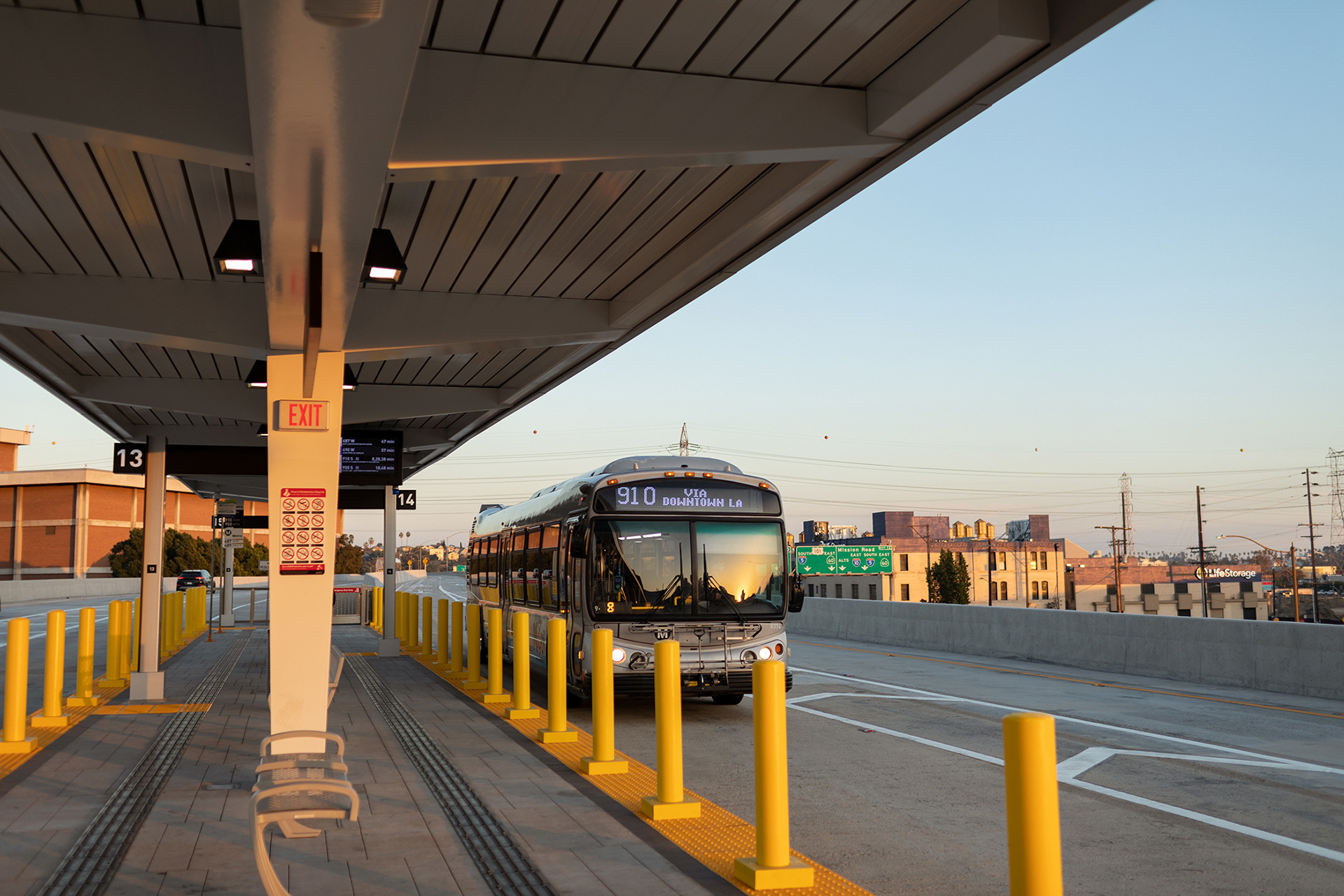 Metro Silver Line Union Station, Los Angeles 2021