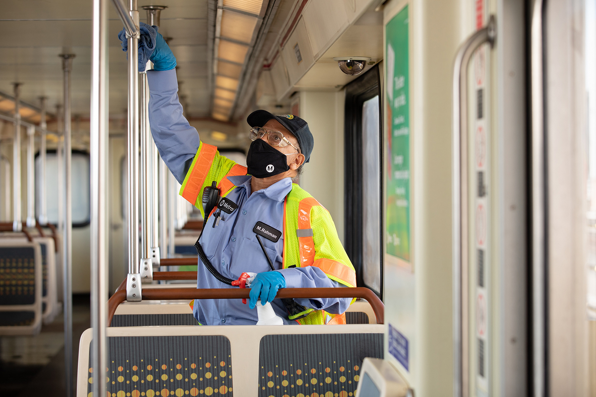 LA Metro Rail Cleaning 2020