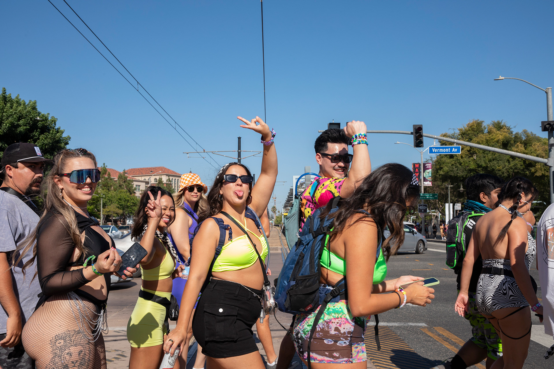 LA Metro Patrons Arriving at Hard Summer Music Festival - 2023