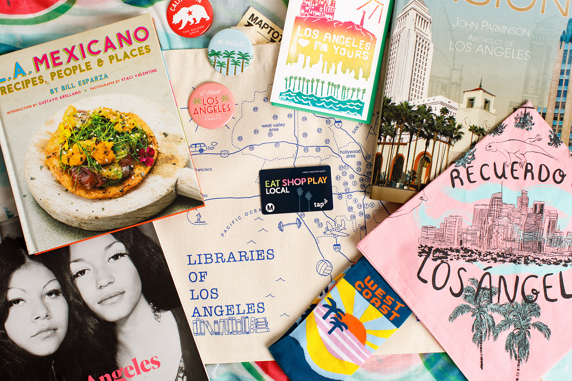 LA Metro Eat Shop Play The Library Store, Los Angeles 2019