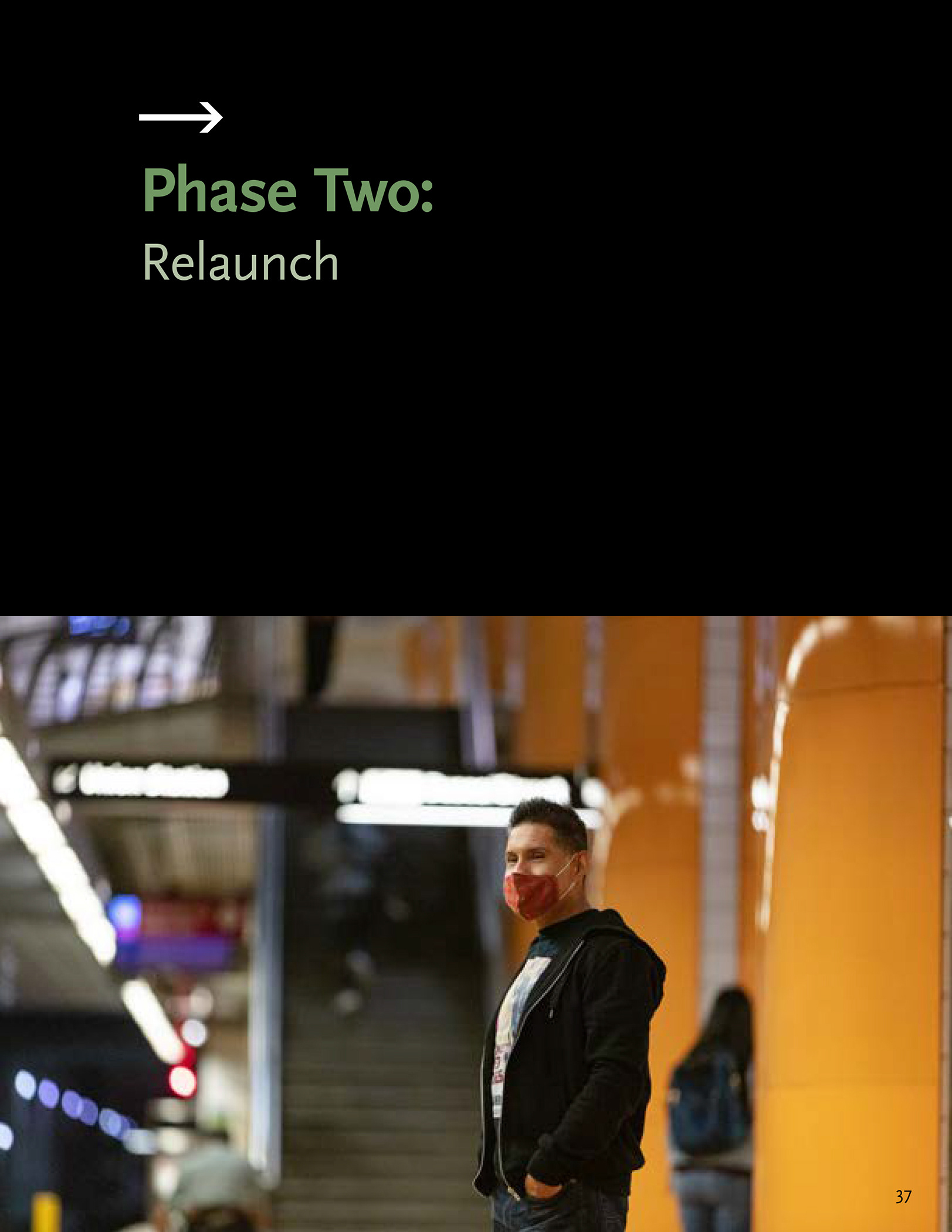 LA Metro's Recovery Task Force Report Page 37 / *Design by Metro designer 2021