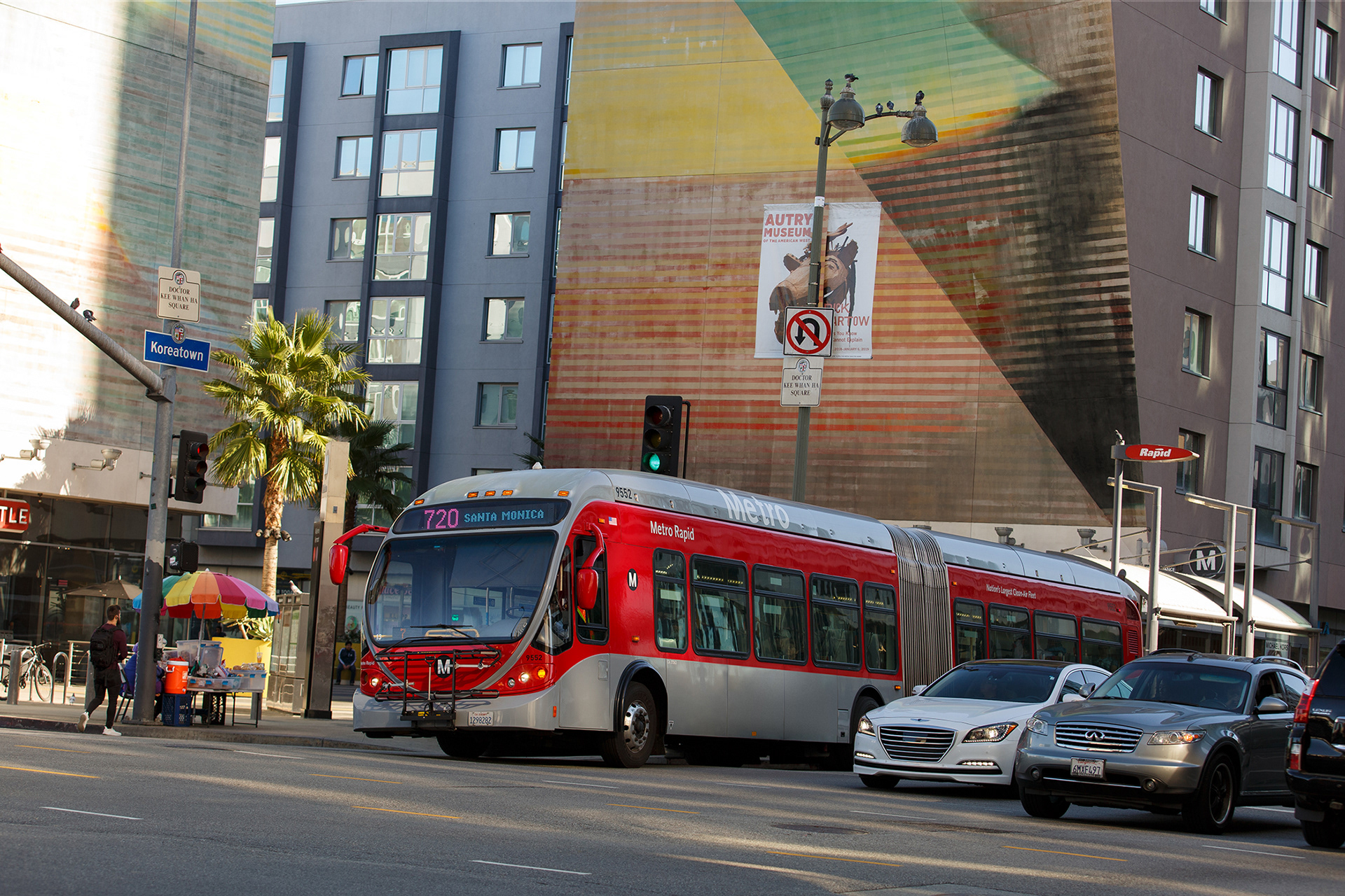 Metro Bus Wilshire/Vermont Station, Los Angeles 2018