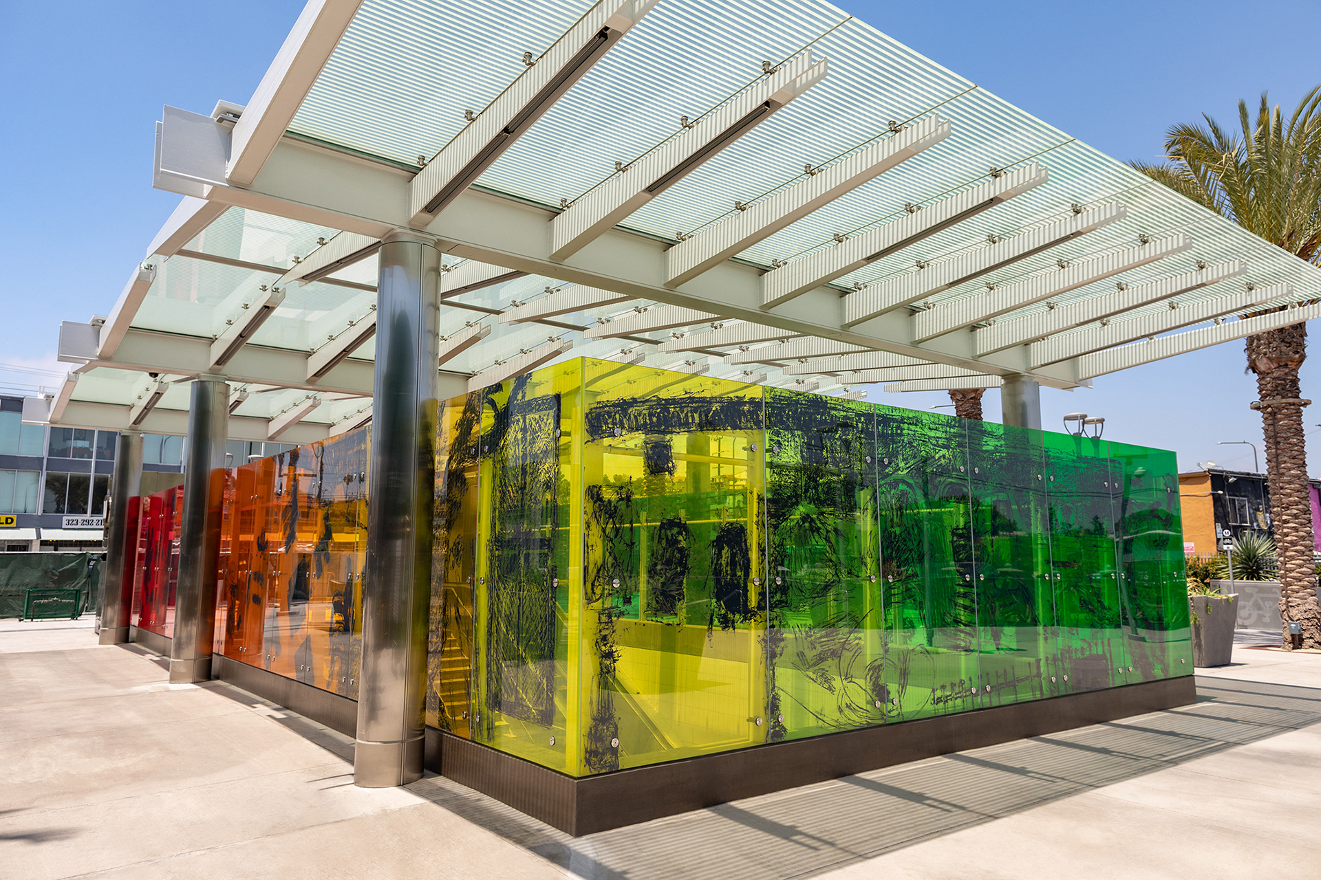 "Talking Drums" by Ingrid Calame - Leimert Park Station 2022