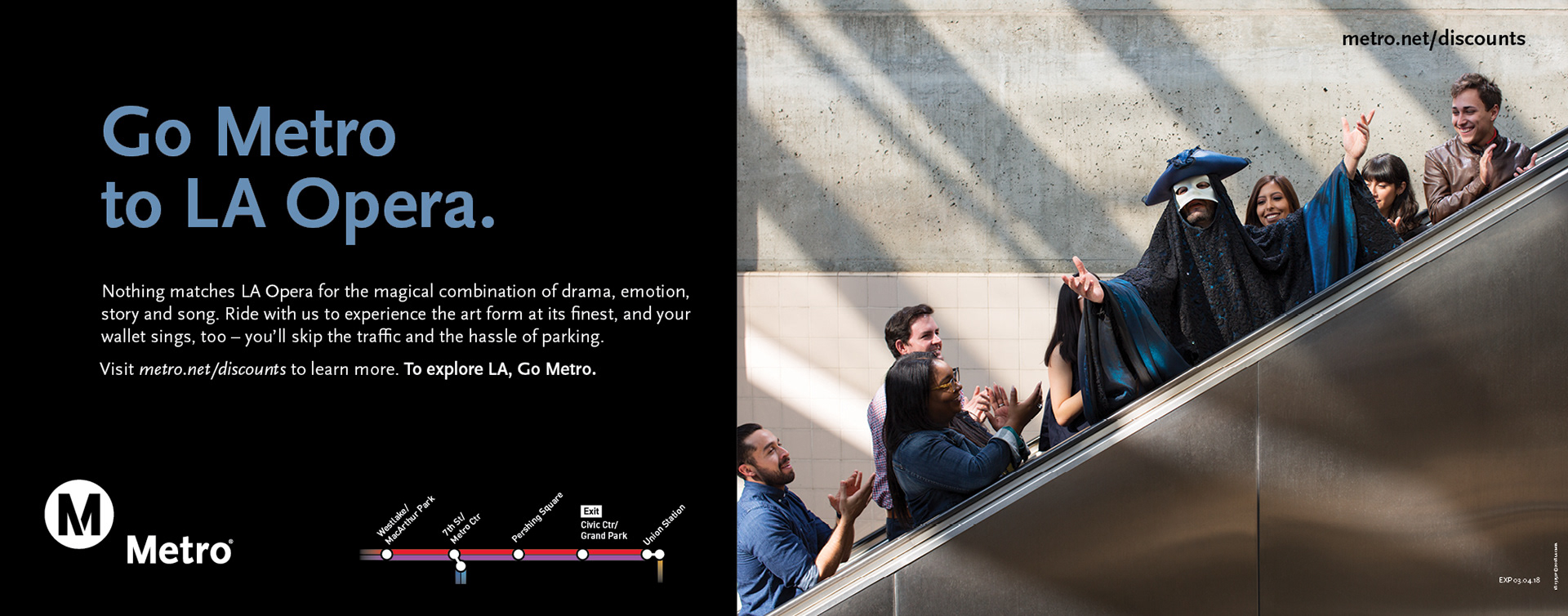 LA Metro Car Card / *Design by Metro Designer 2017