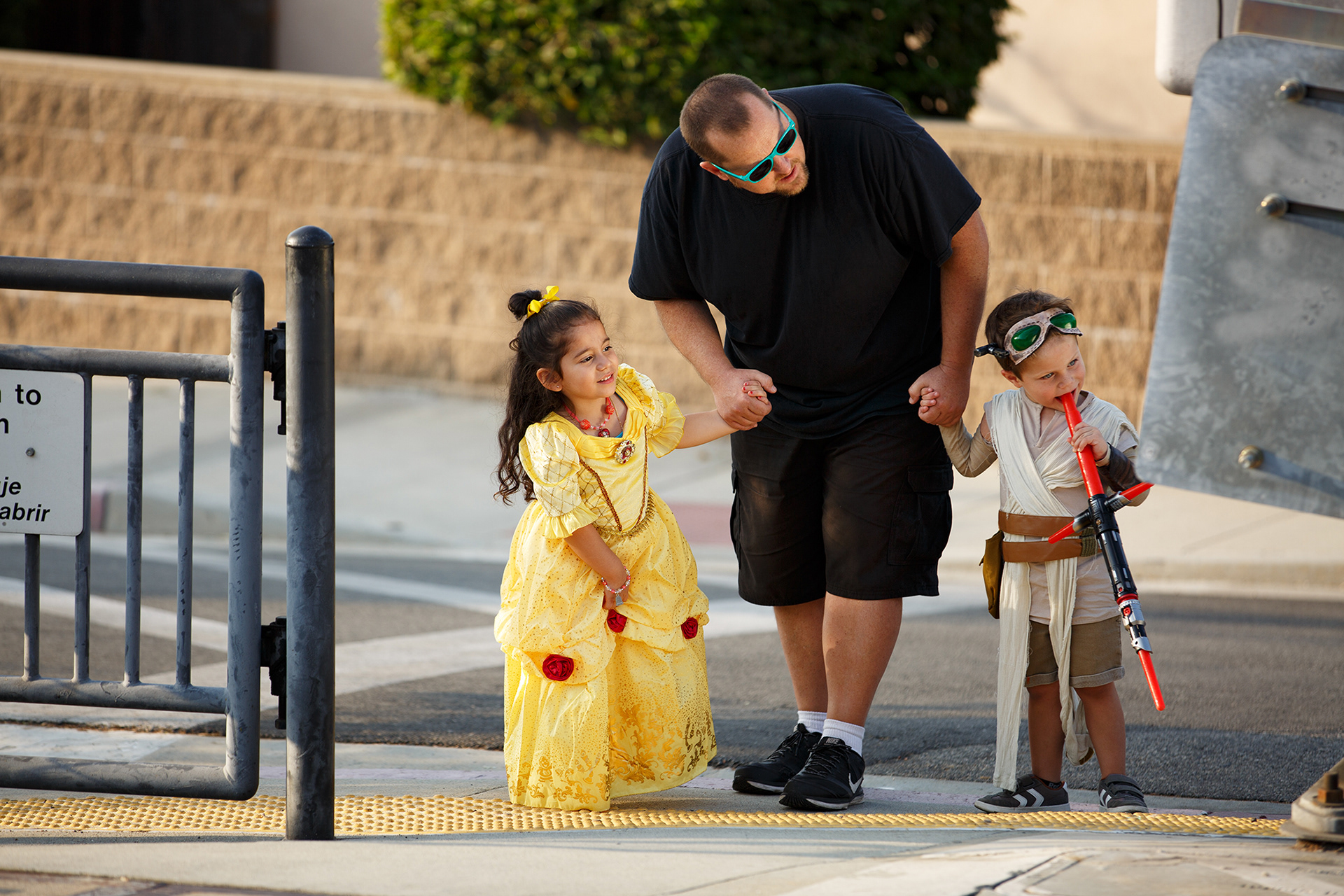 LA Metro Halloween Crosswalk Safety, Pasadena 2017