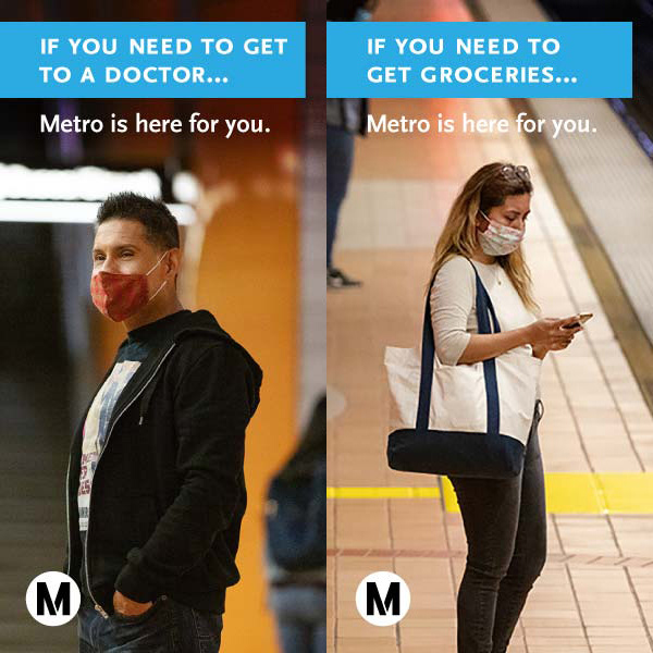 LA Metro Digital Ads / *Design by Metro designer 2020