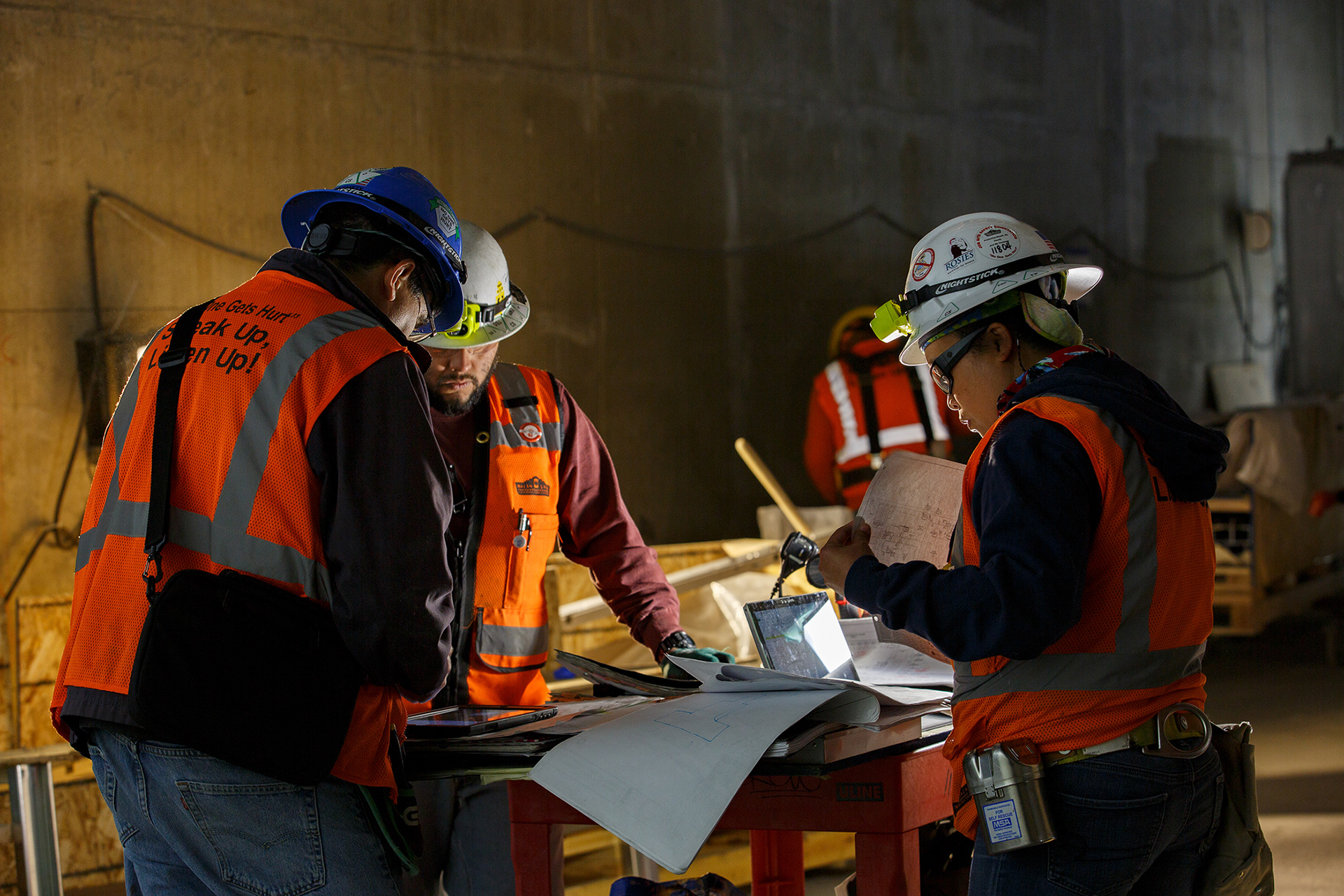 LA Metro K Line Construction Workers 2019