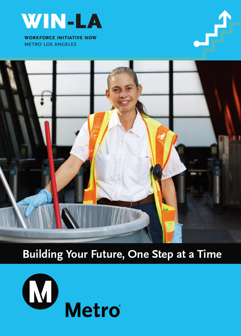 LA Metro Workforce Initiative Now "Baseball Cards" 2018 / *Design by Metro designer