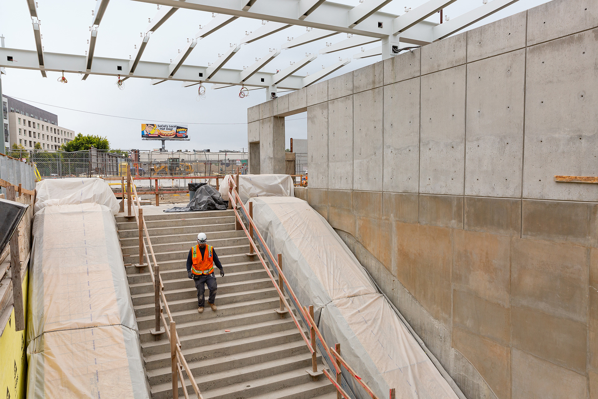 LA Metro D Line Construction 2024