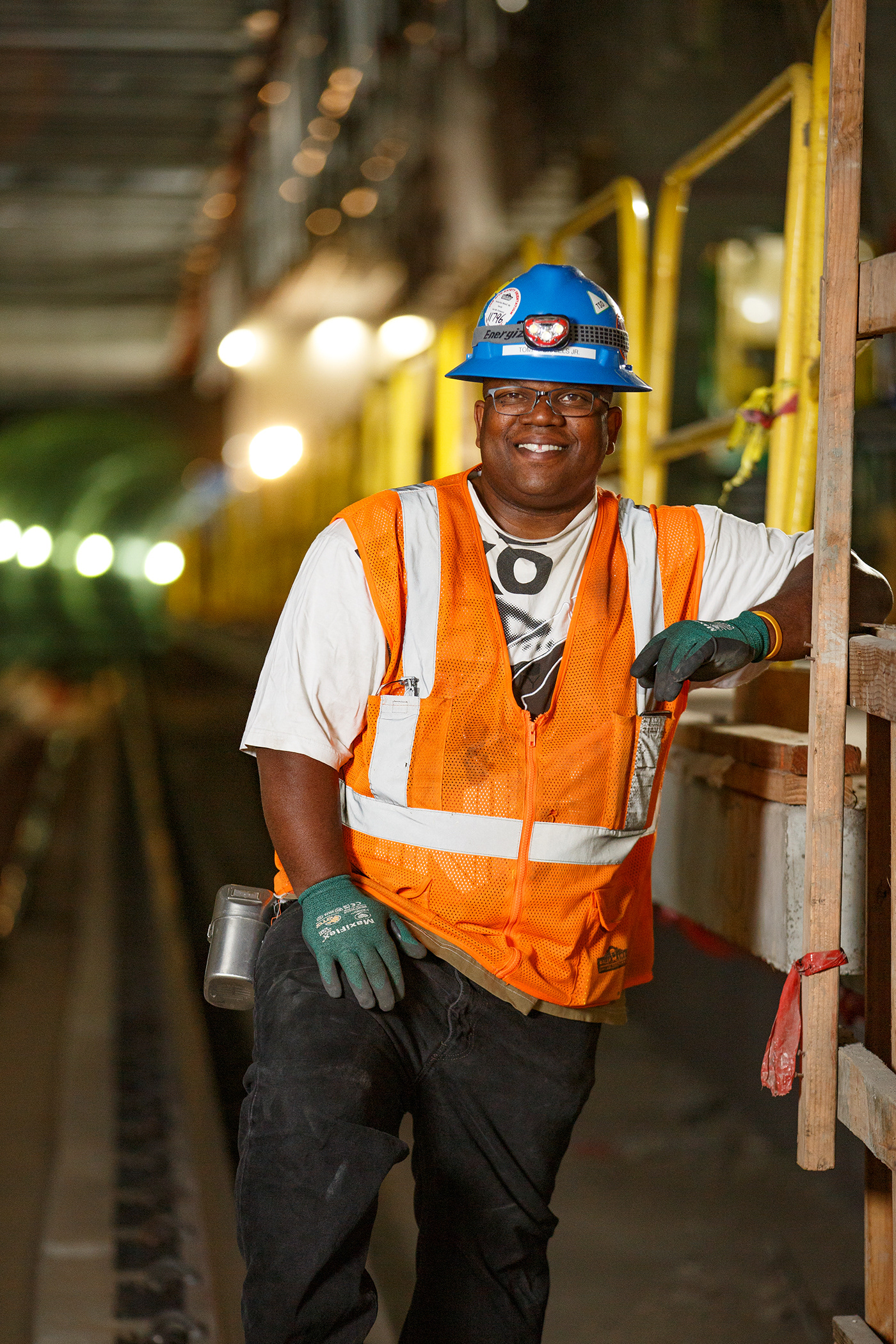 LA Metro K Line Construction Worker 2019