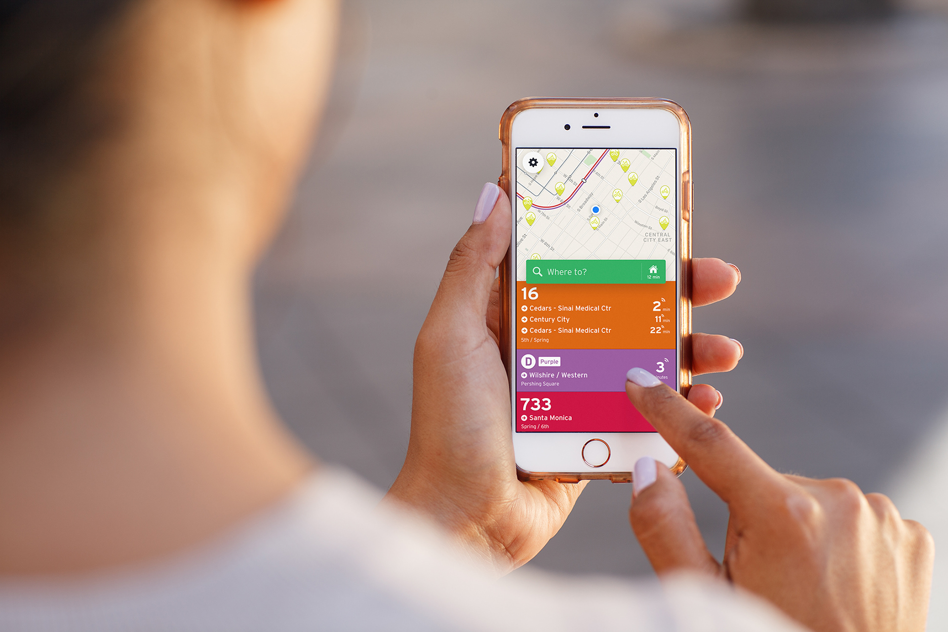 LA Metro TAP App + Screen Composite 2016