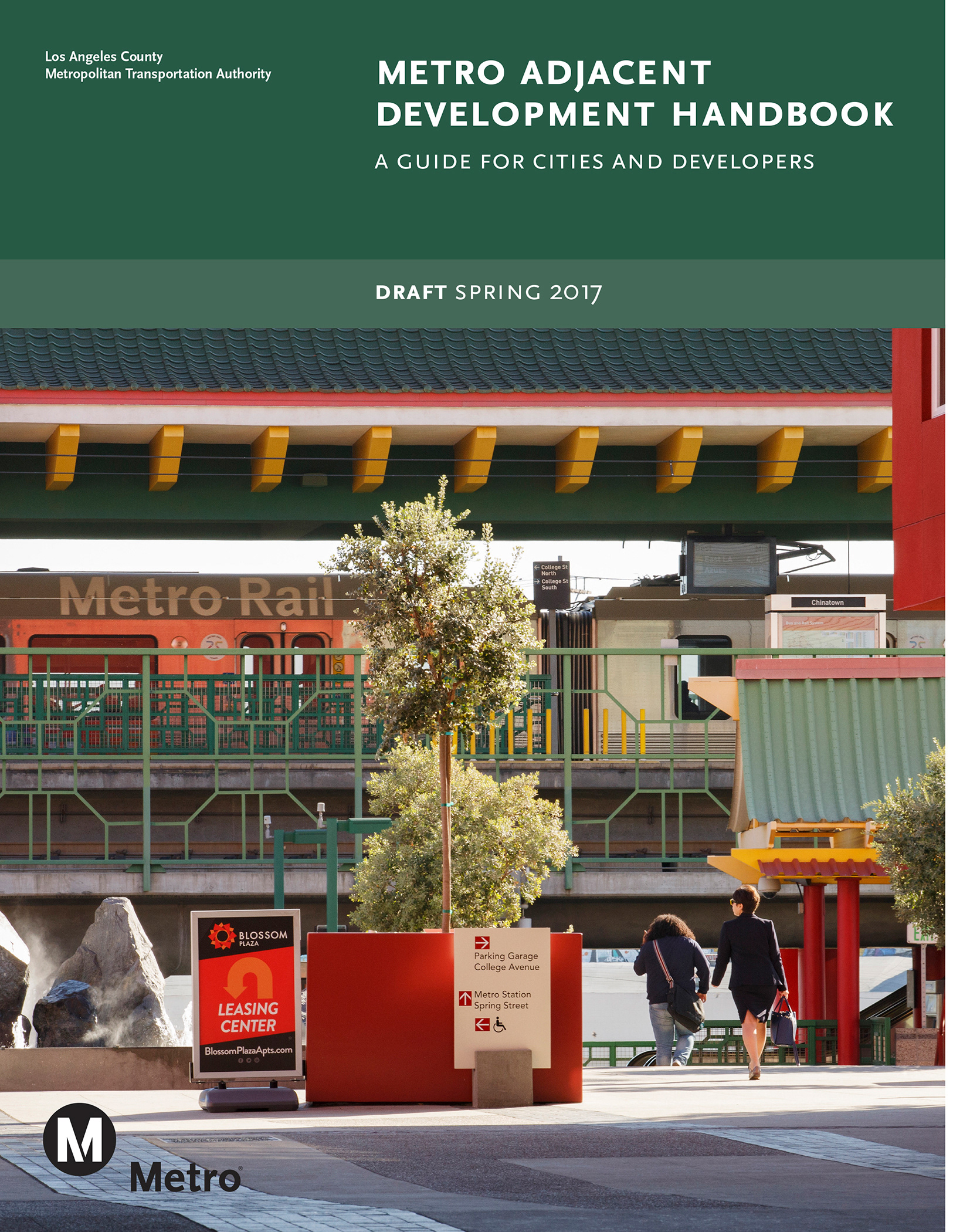 LA Metro Adjacent Development Handbook Cover 2017