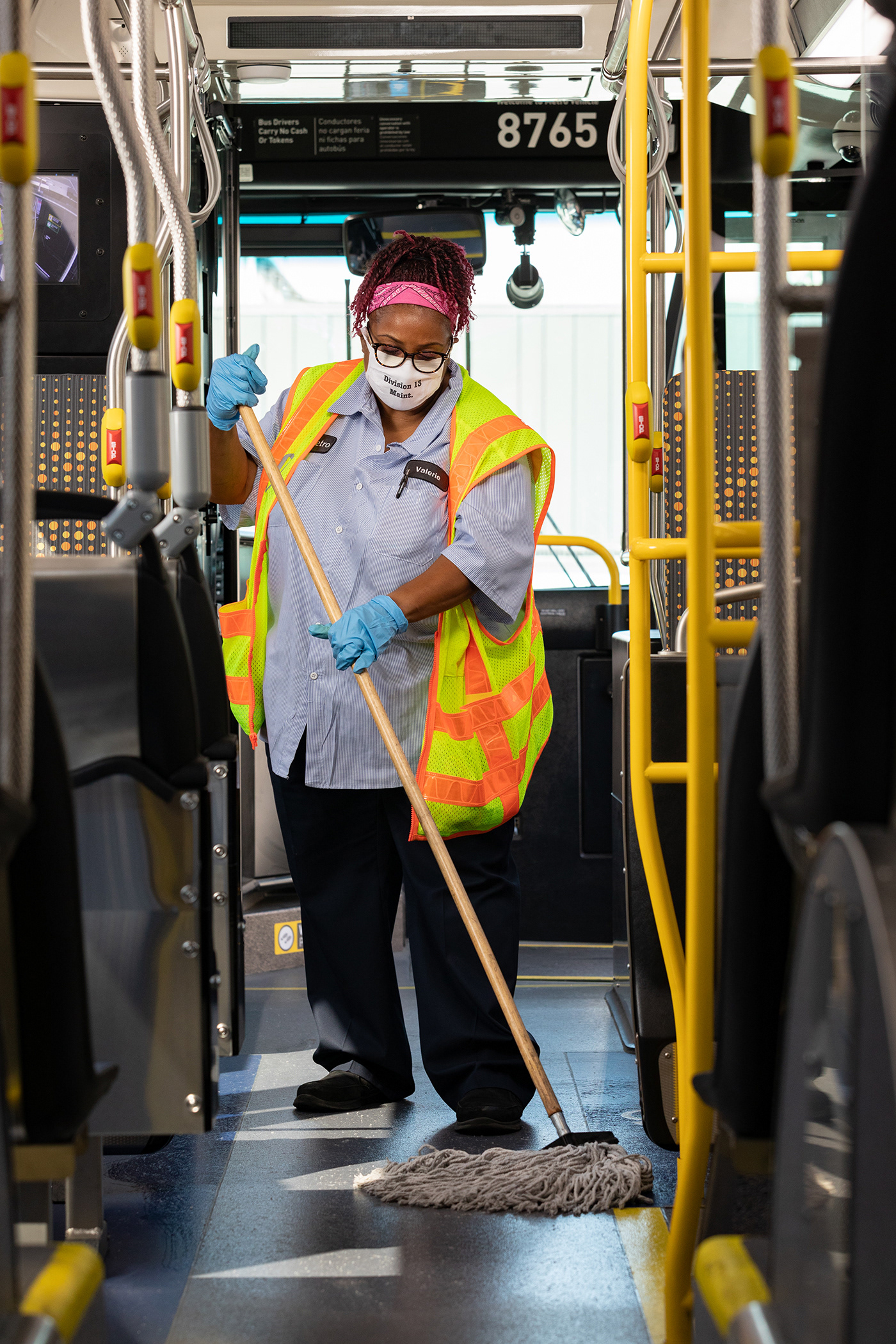 LA Metro Bus Cleaning 2020