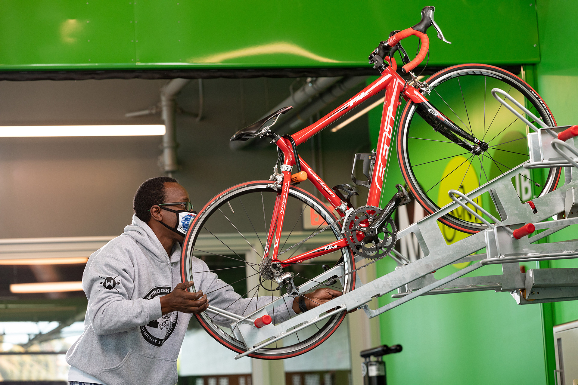 LA Metro Bike Hub Willowbrook/Rosa Parks Station 2021