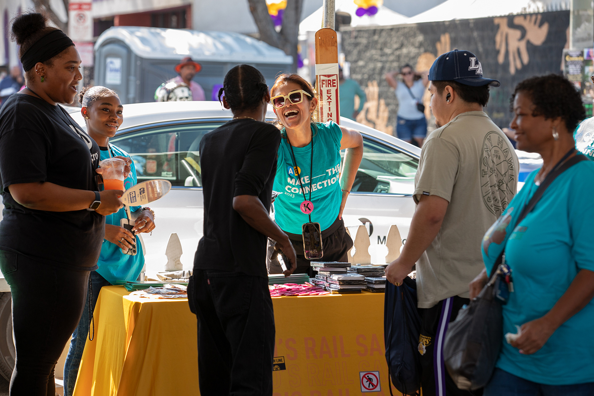 LA Metro Booth at Taste of Soul Event - 2023